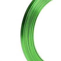 Artikel Flattrådgrön i aluminium 5 mm x 1 mm 2,5 m