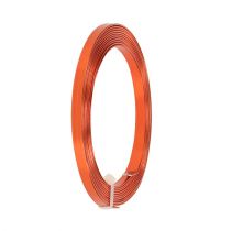 Artikel Flattråd i aluminium orange 5mm x 1mm 2,5m