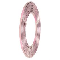 Aluminium platt tråd rosa 5mm 10m
