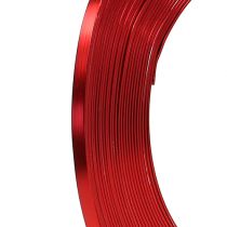 Plattråd i aluminium röd 5mm 10m