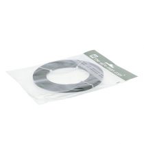 Artikel Aluminium platt tråd, svart, dekorativ hantverkstråd, 5mm x 10m