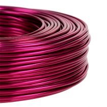 Aluminiumtråd Ø2mm 500g 60m rosa