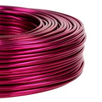Aluminiumtråd Ø2mm 500g 60m Rosa