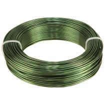 Artikel Aluminiumtråd grön Ø2mm hantverkstråd mörkgrön 500g 60m