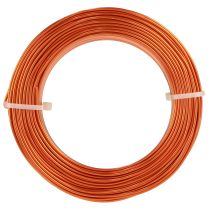Artikel Aluminiumtråd, orange, Ø2mm, 500g, 60m, för DIY-dekorationer
