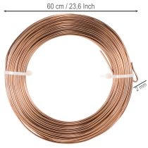 Artikel Aluminiumtråd 2mm för blomsterhandel och hantverk 60m 500g