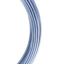 Aluminiumtråd pastellblå Ø2mm 12m