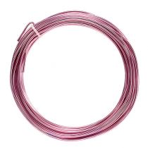 Artikel Aluminiumtråd 2mm 100g rosa