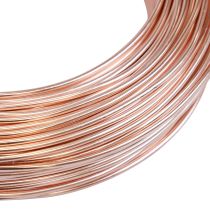 Artikel Aluminiumtråd 2mm, 60m, 500g roséguld - Flexibel smyckestråd för hantverk, dekoration och blomsterdekorationer