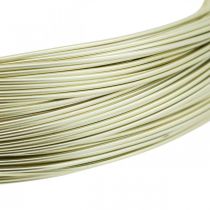 Artikel Aluminiumtråd Ø1mm champagnesmyckentråd rund 120g