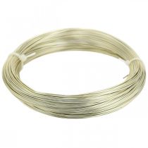 Artikel Aluminiumtråd Ø1mm champagnesmyckentråd rund 120g