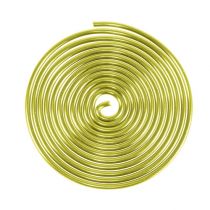 Aluminium snigel metall snigel guld 2mm 120cm 2st