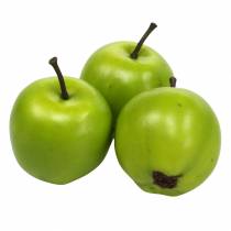 Dekorativ frukt mini äpple konstgrön 4,5cm 24st
