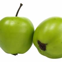 Dekorativ frukt mini äpple konstgrön 4,5cm 24st