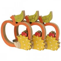 Artikel Dekorativ höstfigur, äpple med igelkott, trädekoration 16,5×15cm 3st