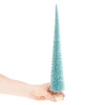 Artikel Konstgjord julgran, smal, med träbas, 40 cm