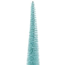 Artikel Konstgjord julgran, smal, med träbas, 40 cm