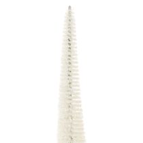 Artikel Dekorativ julgran med träfot för vinterdekoration, 40 cm, 3 stycken