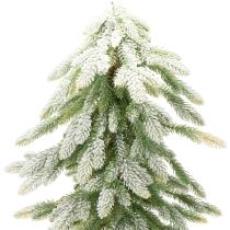 Artikel Konstgjord gran med snödekoration, vinter och jul, 95 cm