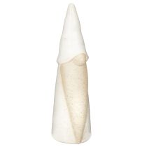Artikel Dekorativ tomtefigur för stående, juldekoration, keramik, 22 cm