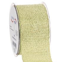 Artikel Dekorativt band med glitter, brett band för presentinslagning, 55 mm brett, 15 m långt