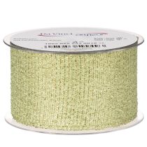 Artikel Dekorativt band med glitter, brett band för presentinslagning, 55 mm brett, 15 m långt