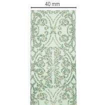 Artikel Presentband med klassiskt mönster för rosetter och dekoration, 40 mm x 15 m