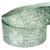 Artikel Presentband med klassiskt mönster för rosetter och dekoration, 40 mm x 15 m
