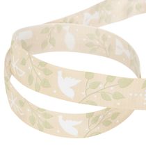 Artikel Band för konfirmation, nattvard och dop - Beige, 25 mm brett, 20 m långt