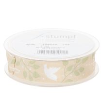 Artikel Band för konfirmation, nattvard och dop - Beige, 25 mm brett, 20 m långt