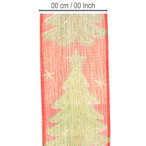 Artikel Presentband julgran med stjärnor 40mm 15m