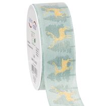 Artikel Presentband med renar och julgranar, 40 mm x 18 m