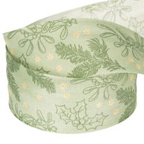 Artikel Presentband järnek och mistel 40mm 15m