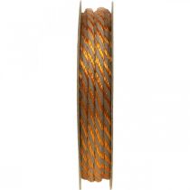 Sladd, smyckessnöre, guldsnöre Gyllene naturfärger L20m Ø4cm