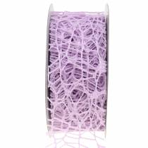 Dekorband mesh band lavendel 40mm 10m