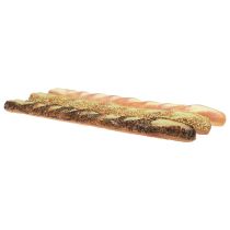 Artikel Baguette matdockor bageri dekoration assorterad 45cm 3st