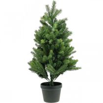 Konstgjord julgran i kruka LED utomhus 90cm