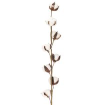 Artikel Konstgjord bomullskvist med 8 riktiga blommor, 78 cm