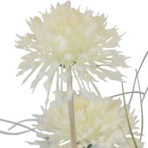 Konstgjorda blommor bollblomma allium prydnadslök konstgjord vit 90cm