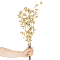 Artikel Konstgjord bärgrendekoration, guld, 70 cm, 3 stycken