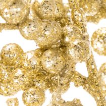 Artikel Konstgjord bärgrendekoration, guld, 70 cm, 3 stycken