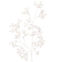 Artikel Konstgjord vit bärgren, dekorations-/pysselmaterial, 52 cm