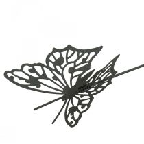 Artikel Blomplugg metallfjäril svart 10,5×8/44cm 3 st