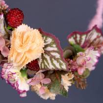 Artikel Konstgjord begonia buskgrön, violett 34cm