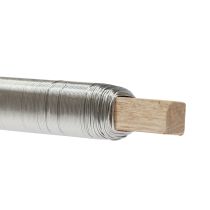 Bindande tråd omslagstråd blomtråd silver 0,50mm 100g 3st