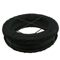 Artikel Blommig skumring svart Ø44cm H6cm 2 st