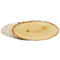 Björkskivor ovala natur träskivor deco 18-22cm 10st