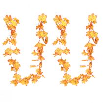 Artikel Bladgirlang höstgirlang orange gul 168cm 2st