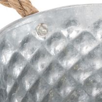 Artikel Plåtskål med rephandtag Ø18cm H10cm