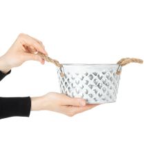Artikel Plåtskål med rephandtag Ø18cm H10cm